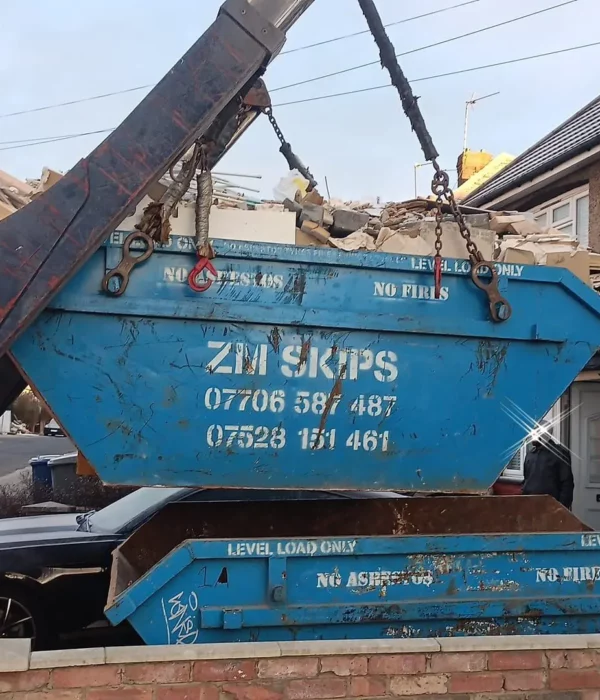Completed skip hire and waste removal at Cuthill Walk SE5 London