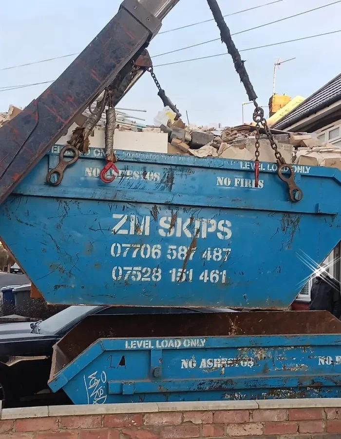 Completed skip hire and waste removal at Cuthill Walk SE5 London